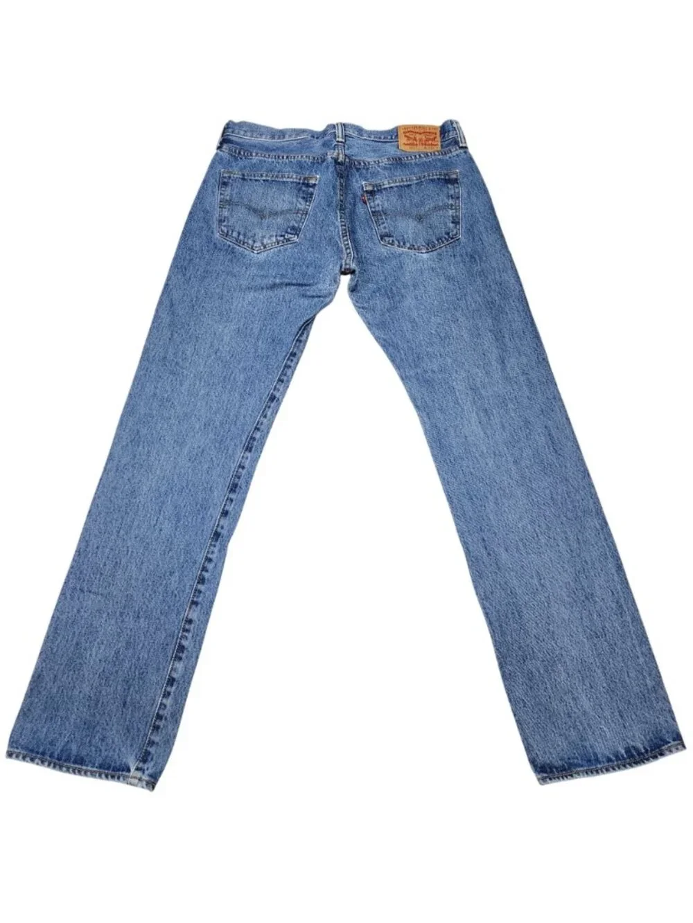 Levi's Men's 501 Original Fit Straight Leg Blue Jeans Button Fly Workwear 34/31